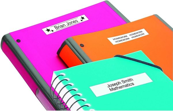 Brother P-Touch, PTM95, Handy Label Maker, 9 Type Styles, 8 Deco Mode Patterns, Navy Blue, Blue Gray - Image 6