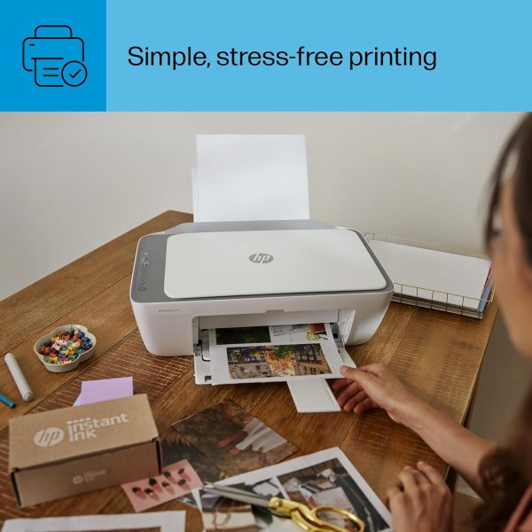 HP DeskJet 2855e Wireless All-in-One Color Inkjet Printer, Scanner, Copier, Best-for-home, 3 months of ink included (588S5A) - Image 13